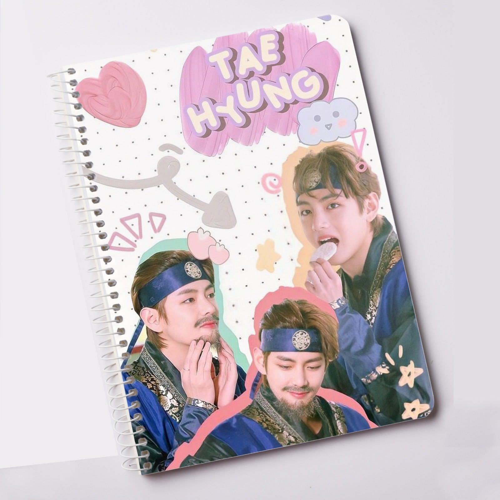 Bts Notebook V Membor K-pop Kim Tae Hyung For Army Fans - Kpop Store Pakistan