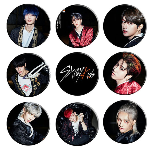 Stray Kids Badges For Stays Lovers (Pack Of 9)