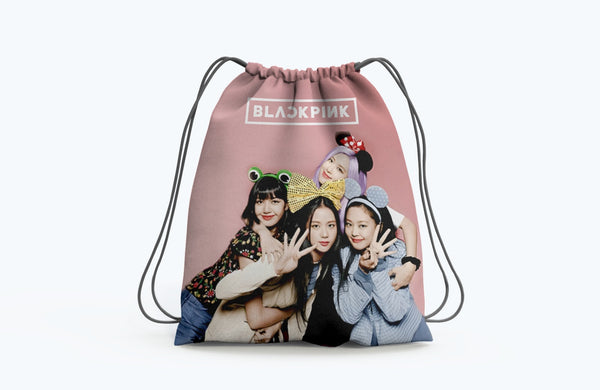 Blackpink Drawstring Bag For Blink Army Kpop Fans