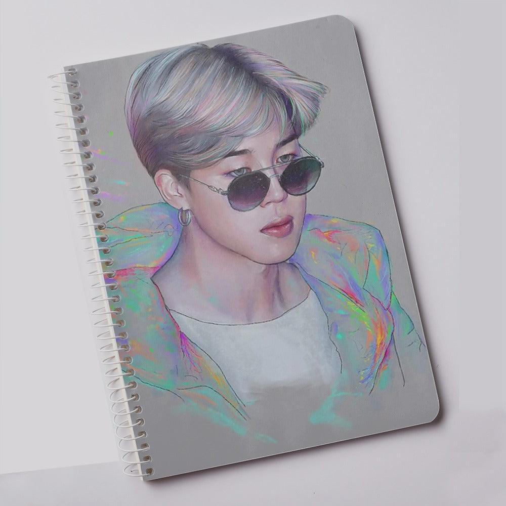 BTS Jimin Notebook For Kpop Army Boy Fan Notepad Printed (A5) - Kpop Store Pakistan