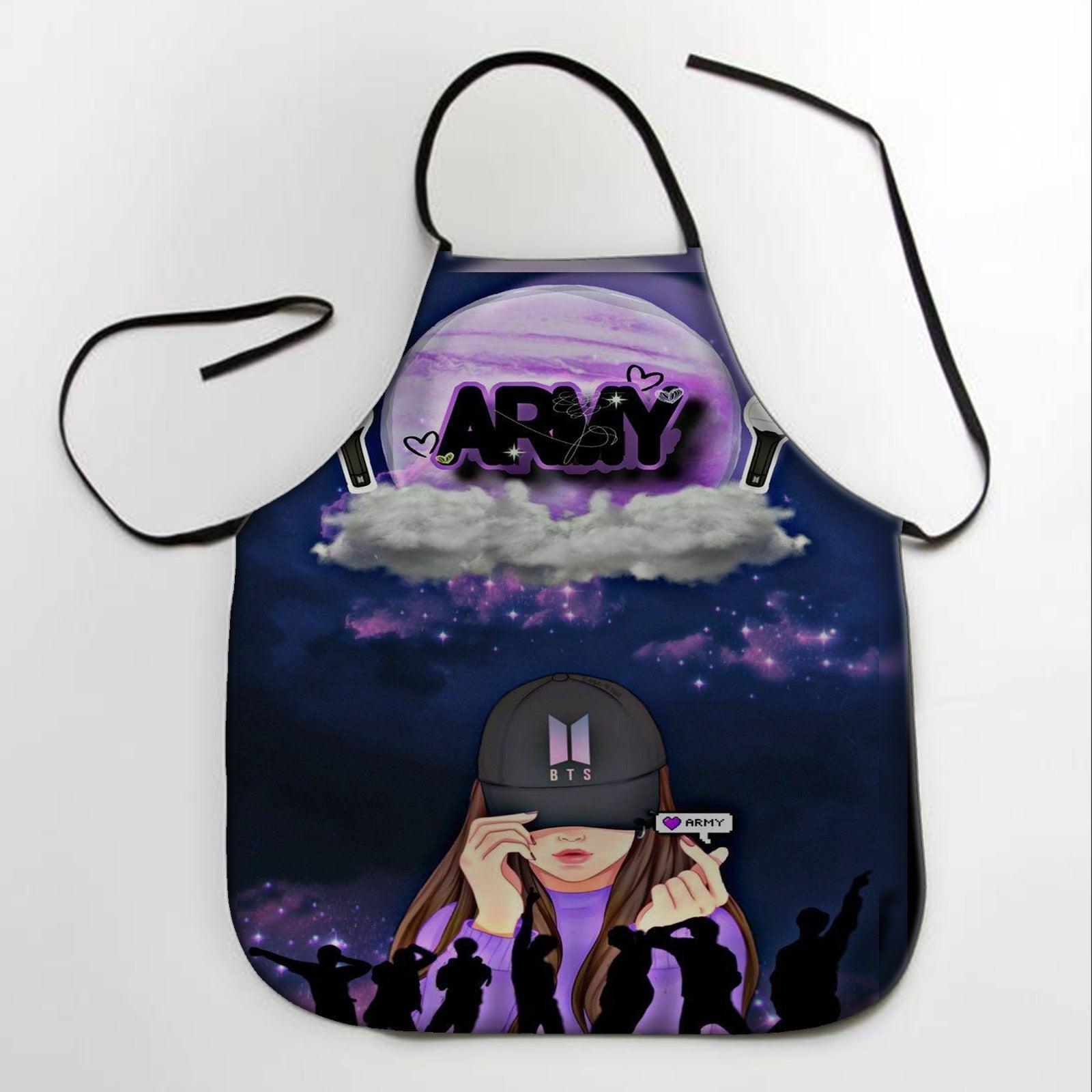 K-pop Army Girl Apron For BTS Fans - Kpop Store Pakistan