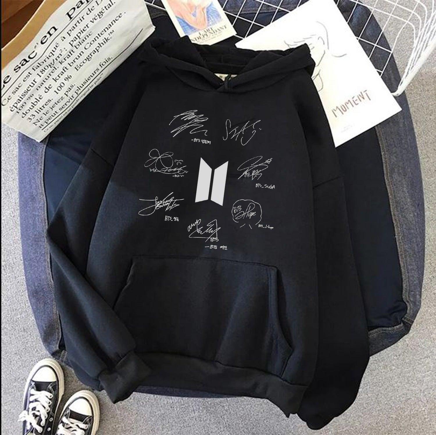 BTS Sign Hoodie For Kpop Fans - Kpop Store Pakistan