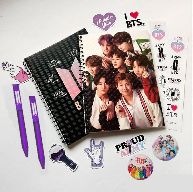 BTS Stationery Deal (9 in 1) For Bangtan Boys Fans