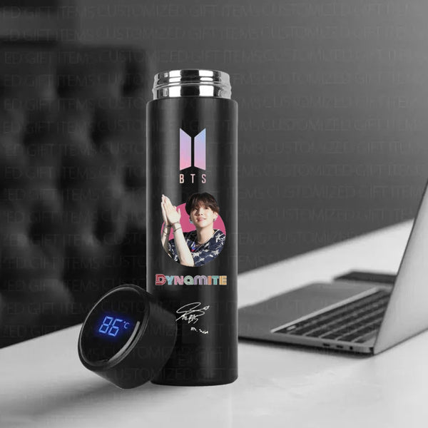 bts suga led bottle