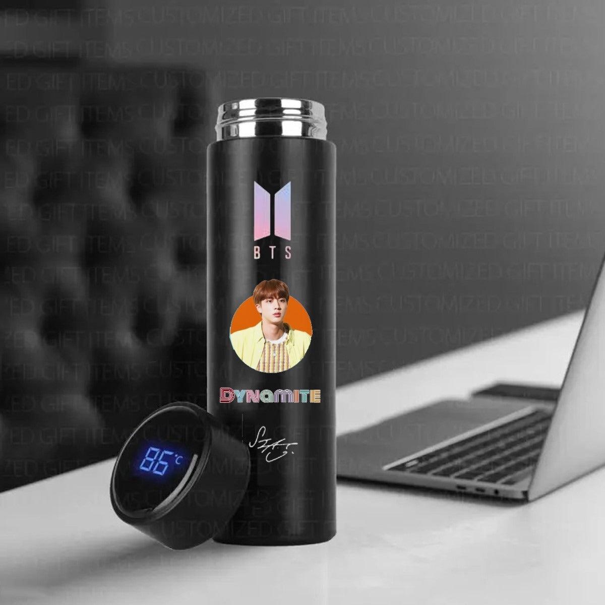 Bts Jin Led Water Bottle For Kpop Fans - Kpop Store Pakistan