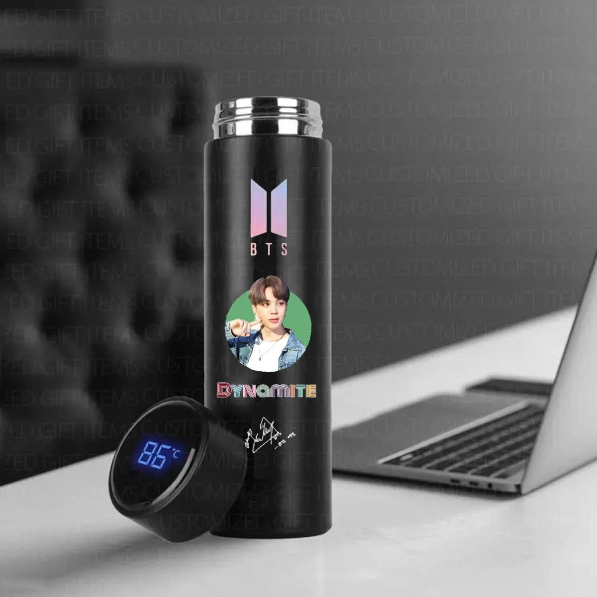 Bts Jimin Led Water Bottle For Kpop Fans - Kpop Store Pakistan