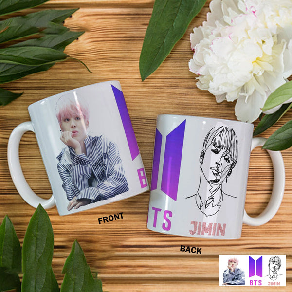 BTS Jimin Mug For K-pop Trendy Bangtan Boys Ceramic Cup