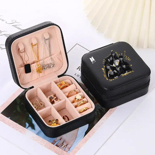 Bangtan Jewelry Box For Kpop Bts Fans Girls Jewel Organizer - Kpop Store Pakistan