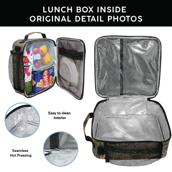 KPOP Lunch Bag for Korean Band with Bottle Partition