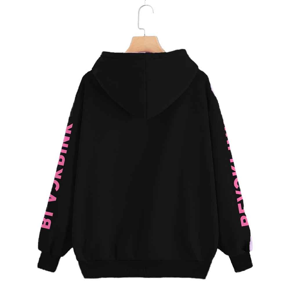 Blackpink Drawstring Hoodie K-pop Long Sleeve Pull for Blink Army - Kpop Store Pakistan