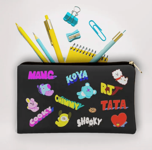 BT21 Cute Zipper Pouch