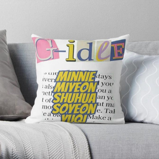 GIDLE Members Cushion For K-pop Fans - Kpop Store Pakistan