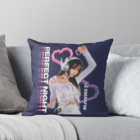 Perfect Night Cushion For Le Sserafim Fans