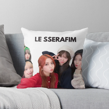 Le Sserafim Cushion For K-pop Girls Fans