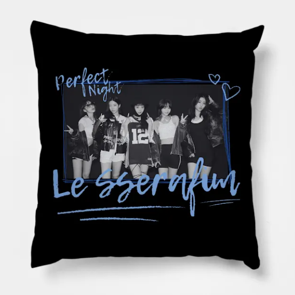 Perfect Night Cushion For K-pop Le Sserafim Fans