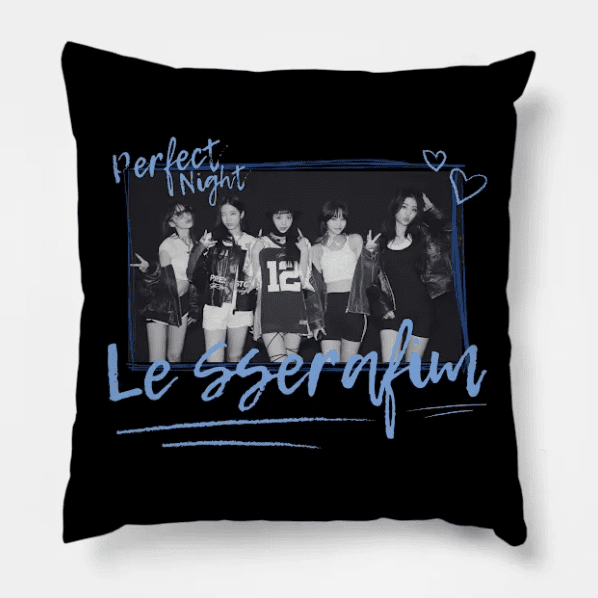 Perfect Night Cushion For Le Sserafim Fans