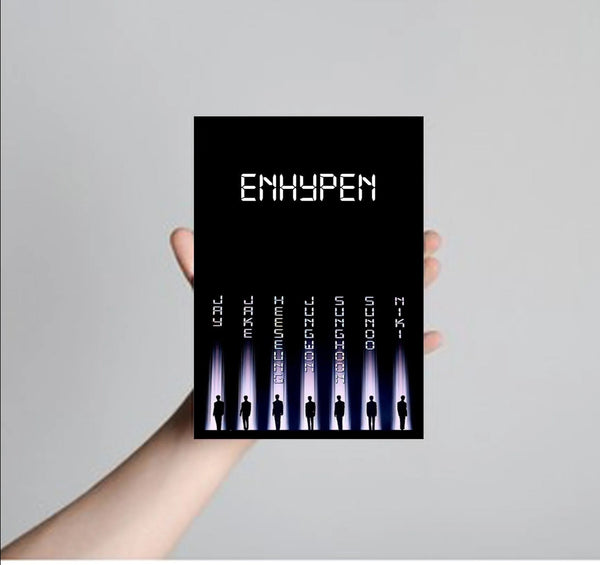 Enypen Boys Group Picture Frame