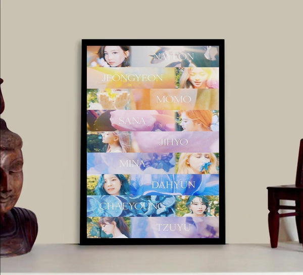 Twice Girls Group Picture Frame
