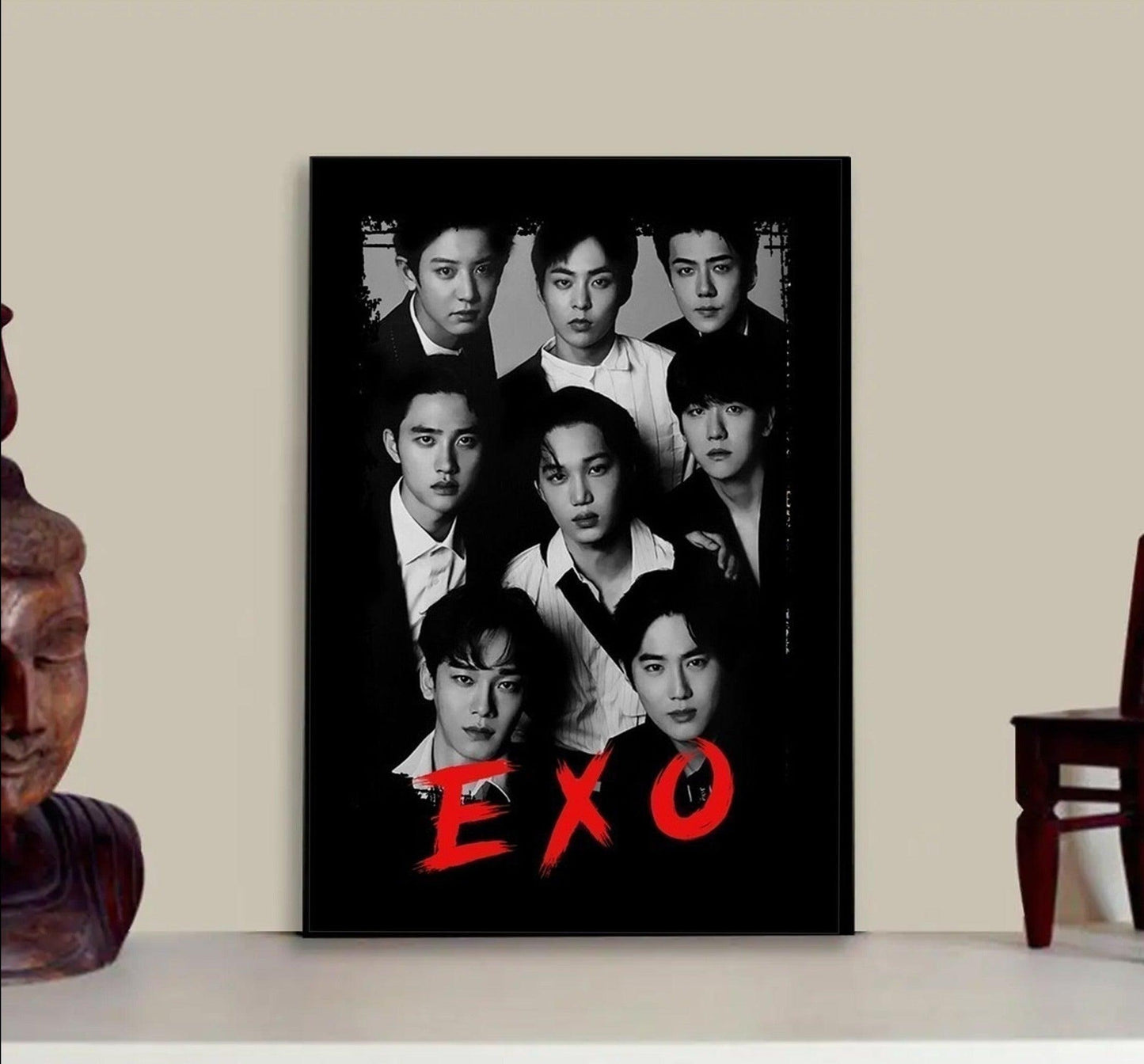 Exo Dark Picture Frame For Kpop Fans - Kpop Store Pakistan