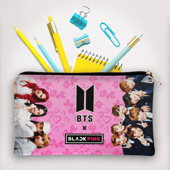 Bts x Blackpink Zipper Pouch - Kpop Store Pakistan