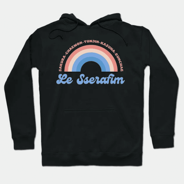 Rainbow Hoodie For Le Sserafim Fans