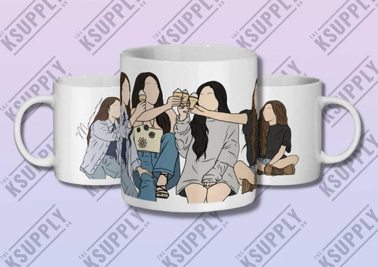 mamamoo waw kpop ceramic mug design