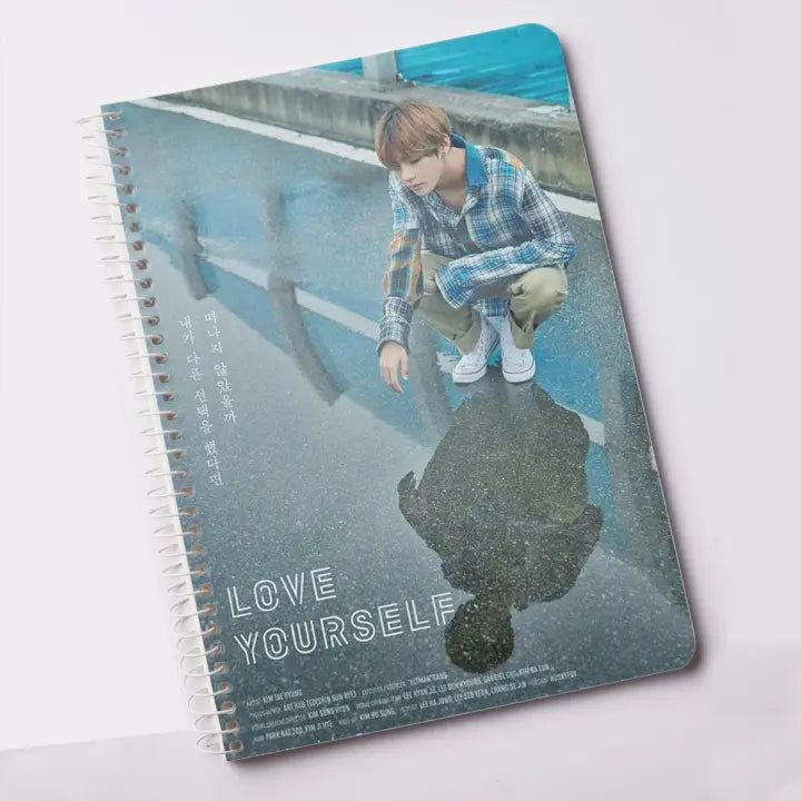 BTS Notebook Love Yourself Kim Taehyung for Kpop Fans BT21 (A5)