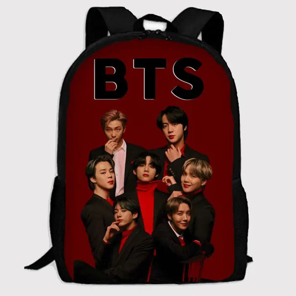 BTS V Fanart Backpack - KPOP PAKISTAN SHOP