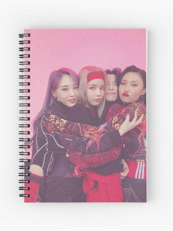 Mamamoo Girls Gang  Pink Notebook For K-pop Moomoo Fans