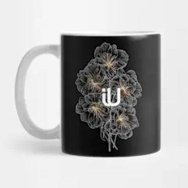 IU Floral Mug For Kp-pop Fans