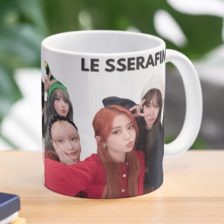 Trendy Le Sserafim Mug For K-pop Fans