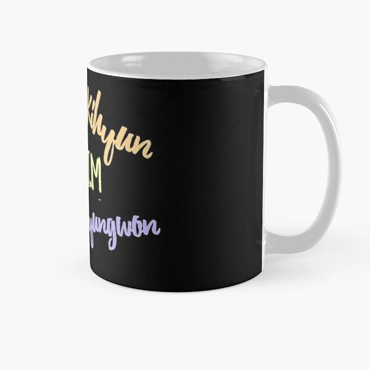 MONSTA X NAME TAG MUG FOR MONBEBE BOYS - Kpop Store Pakistan