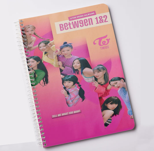 Twice Between 1&2 Notebook - Kpop Store Pakistan