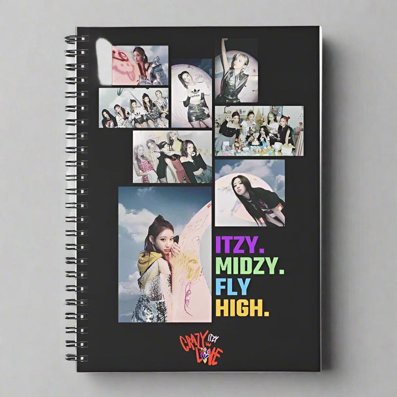 Itzy Fly High Notebook For K-pop Fans