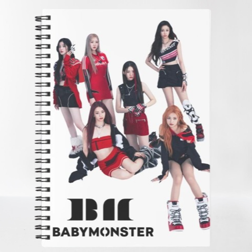 Baby Monster Notebook For K-pop Fans