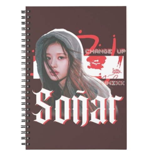 Sonar Notebook For K-pop Nmixx Fans