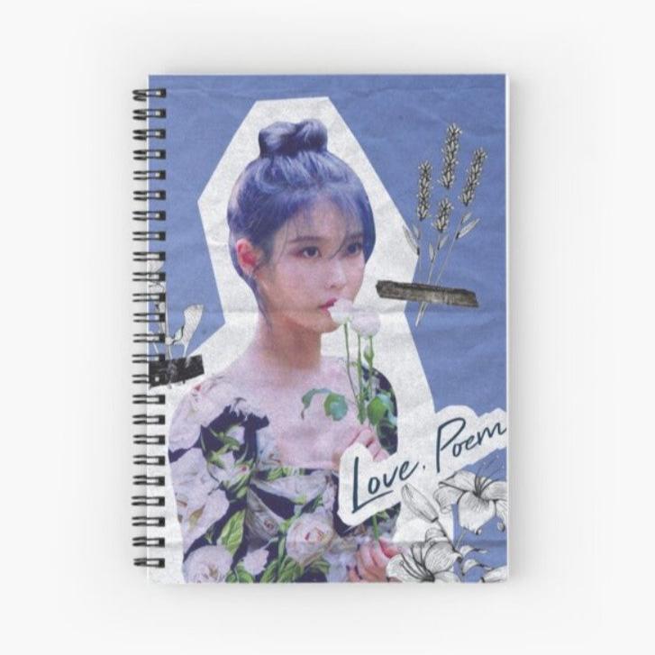 IU Love Poem Notebook For K-pop Fans