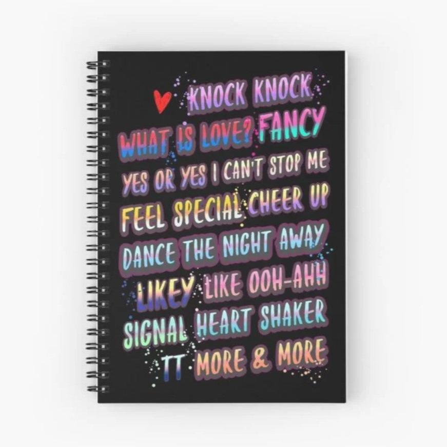 TWICE Notebook For K-pop Fans - Kpop Store Pakistan