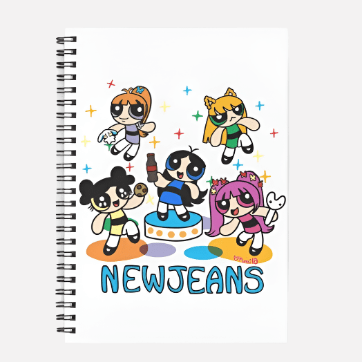 Powe Puff Girls Notebook For New Jeans Fans - Kpop Store Pakistan