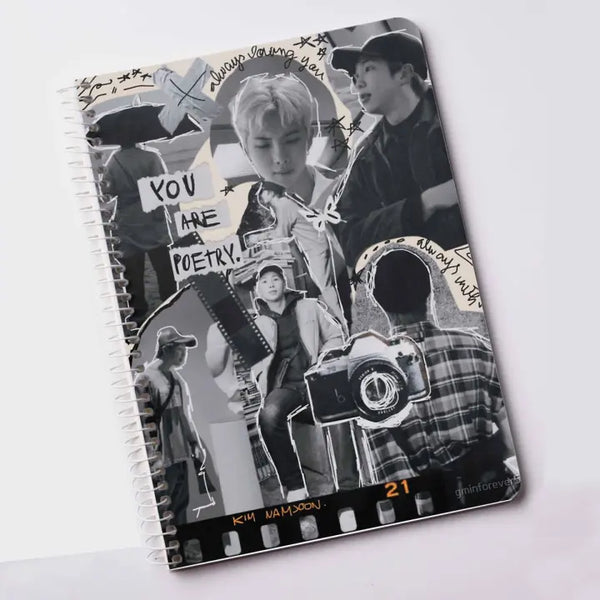 Kim Namjoon Notebook BTS Member KPOP Army Printed Notepad