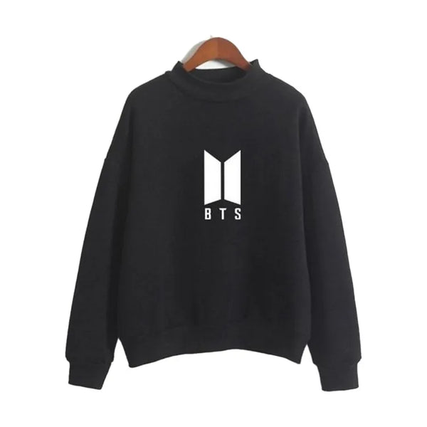 Bts Sweatshirt Fleece Long Sleeves For Kpop Fans