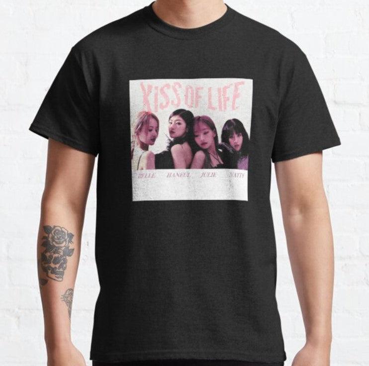 Kiss Of Life TShirt For K-pop Kissy Fans - Kpop Store Pakistan