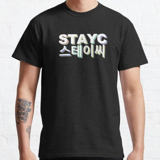 Stayc Logo TShirt For K-pop Fans - Kpop Store Pakistan