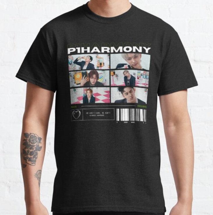 P1Harmony TShirt For K-pop P1ECES Fans - Kpop Store Pakistan