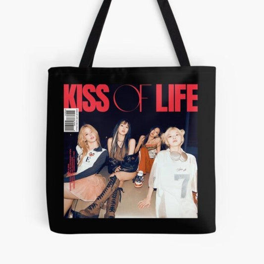 Kiss Of Life Tote Bag For K-pop Fans - Kpop Store Pakistan