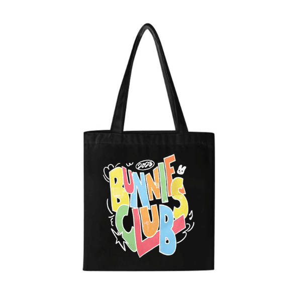 Bunnies Club Tote Bag For New Jeans Fans - Kpop Store Pakistan