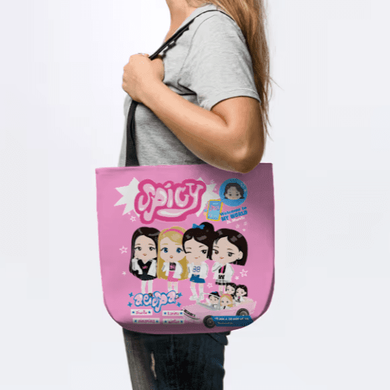 Aespa Spicy Tote Bag For K-pop Fans - Kpop Store Pakistan