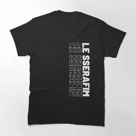 Trendy Le Sserafim TShirt For K-pop Fans - Kpop Store Pakistan