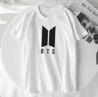 BTS Tshirt for Army Girls KPOP Tee Tops Premium Quality - Kpop Store Pakistan