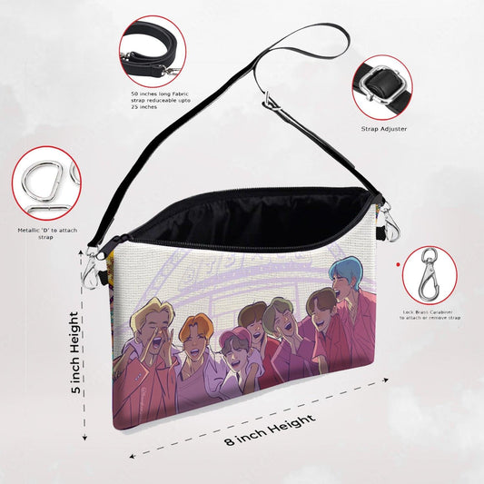 BTS Shoulder Bag For Bangtan Boys Fans - Kpop Store Pakistan